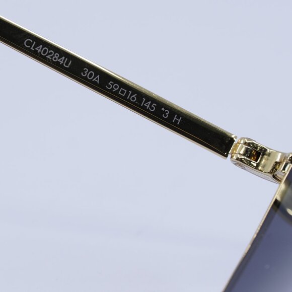 Celine CL40284U 30A Square Sunglasses – Endura Gold/Smoke - Picture 8 of 11